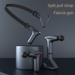 Extended Reach Massage Gun & Back Stretching Strap